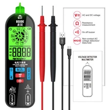 Voltmètre électrique rechargeable de test numérique intelligent multimètre AC DC Tension