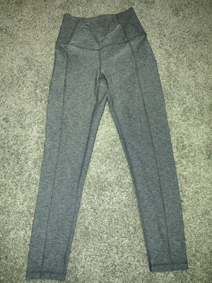 The North Face Blue Women's Small Slim Fit Performance Leggings Pants/Capri Grey