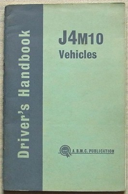 BMC AUSTIN MORRIS J4 M10 VAN & PICK UP Driver s Handbook Feb 1964 #AKD 3927A
