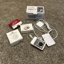 Raspberry Pi 5 4GB Complete Kit W/ Case, Heatsink+Fan, Power, mHDMI, 64GB mSD