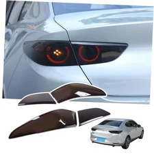ABS Car Exterior Taillight Protection Cover Accessories for Mazda 3 BP 2020 