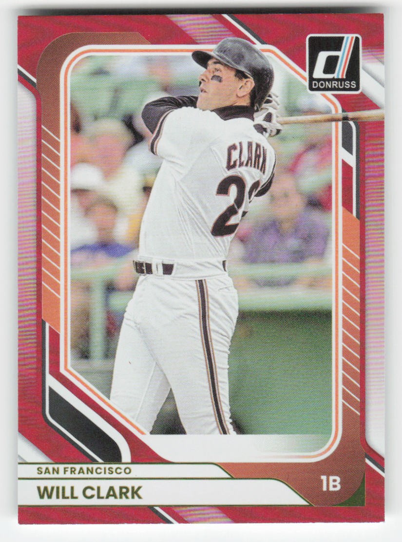 2026 Donruss #74 Will Clark Red San Francisco Giants /250