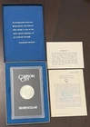 1884 CC MORGAN SILVER DOLLAR GSA HOLDER WITH BOX & COA