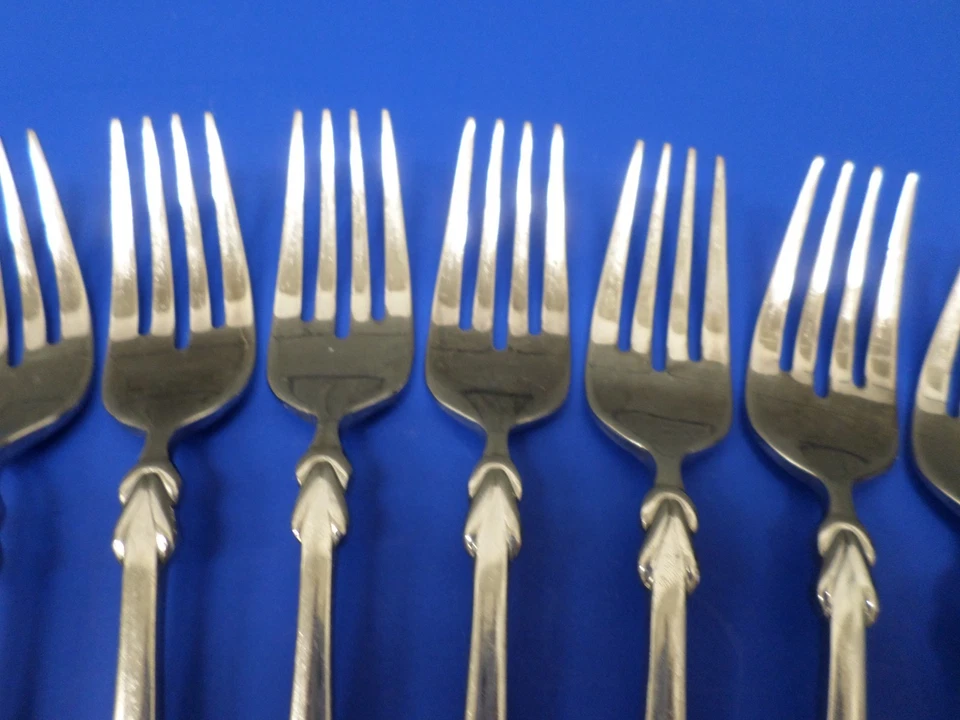 8 - HORQUILLAS PARA ENSALADAS Stanley Roberts SRB253 brillantes de acero inoxidable 18/10 Foto 3 de 4