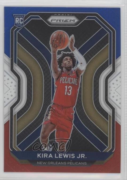 2020-21 Panini Prizm Red White & Blue Prizm Kira Lewis Jr #272 00ht