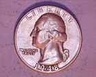 1948 Washington Quarter  VF+  COND. **124-6D