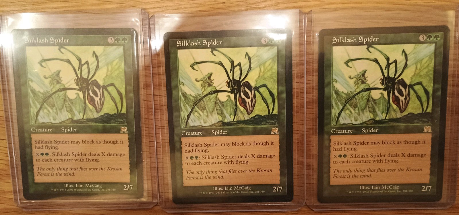 Silklash Spider Onslaught Regular MTG Magic The Gathering Card X3