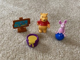 #2984 #2987 Lego Duplo Winnie Pooh Honey Hunt & Hundred Acre Wood, Vintage RARE