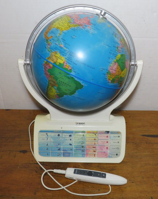 Oregon Scientific Smart Globe Infinity Interactive Learning Globe & Pen WORKS!