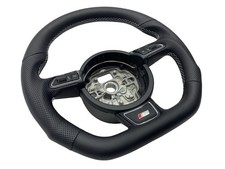 Produktbild - Tuning Lenkrad Lederlenkrad AUDi A6 C7 4G Multifunktion Abgeflacht S-Line