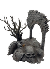 Laser Terrain - Chaos Wastelands -  Forsaken Ruin, 28mm Old World Scenery