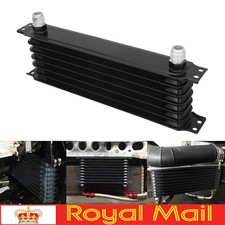 KYOSTAR Universal Aluminium 7 Row 10AN Engine Gearbox Transmission Oil Cooler BK