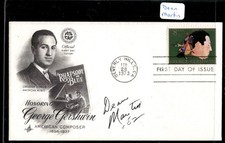 Dean Martin Signed 1st Day Cover AUTO   Over 1000 First Day Auto's 4 sale