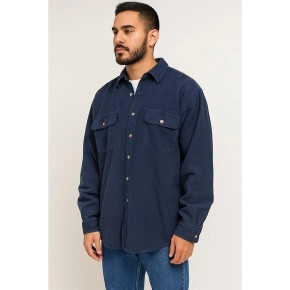 FIELD & STREAM Blue Flannel Cotton Button Down Casual Shirt Mens Medium
Opens in a new window or tab