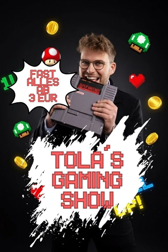 ♥️Gaming Show mit kranken Highlights ♥️Retro, Graded, PS5, Switch