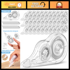 200 Pcs Correction Tape Bulk, 39.4 ft Tear-Resistant Instant Corrections, Easy A