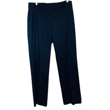 Talbots Curvy Navy Blue Pants Straight Woman 6 Business Career Office Capsule