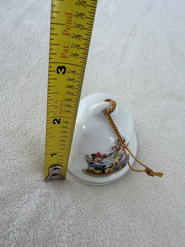 Disney Mickie/Minnie/Pluto/Goofy/DaisyDuck VTG GROLIER Ceramic Bell Ornaments - Picture 8 of 8