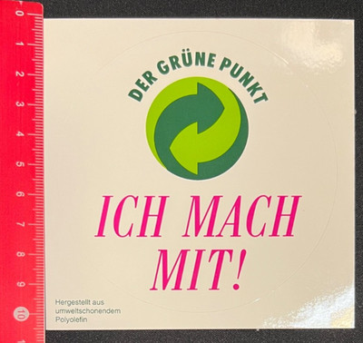 Der Grüne Punkt Ich mach mit! - Aufkleber Sticker /10061751