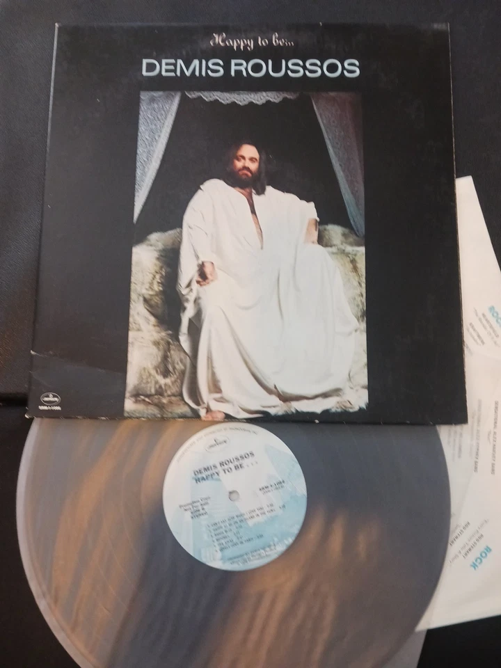 Demis Roussos * Happy To be... * SRM -1- 1086 * 1976 * PROMO COPY * Excellent * — 第 2/4 张图片