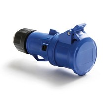 PRESA ELETTRICA INDUSTRIALE CEE BLU 220V 2P+T 16A IP54 SPINE MATERIALE ELETTRICO