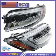 Pair Headlamps For Honda Passport 2019 2020 2021 LED Headlights Left & Right