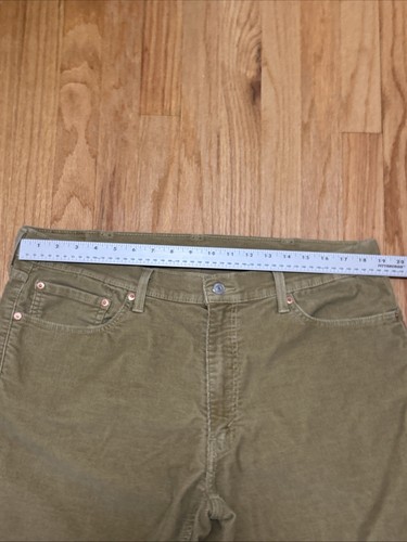 Jeans Levi's 541 tutte le stagioni pantalone velluto a coste uomo 38x32(30) beige atletico conico - Foto 2 di 11