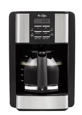 Mr. Coffee 12c Programmable Coffee Maker with Rapid Brew System Stainless Steel