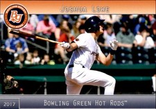 2017 Bowling Green Hot Rods Grandstand #11 Joshua Lowe Marietta Georgia GA Card