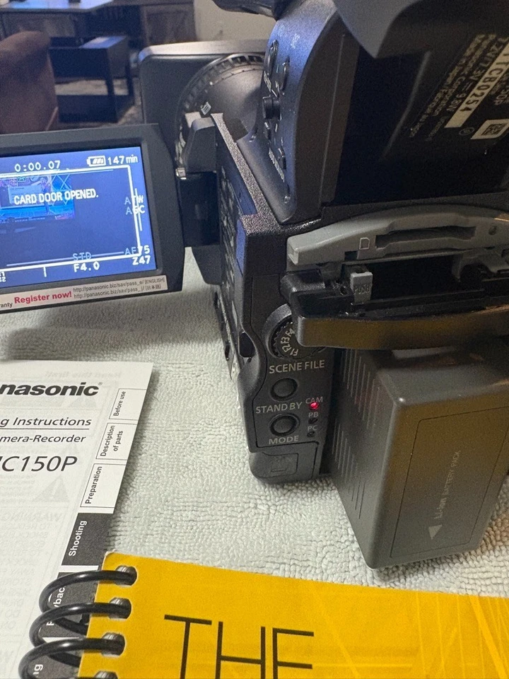 Panasonic AG-HMC150P ACCAM 3CCD Professional Video Camera HD SDHC Camcorder - Image 3 of 4