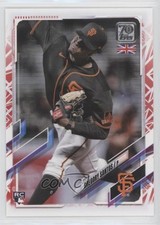 2021 Topps UK Edition Union Jack 48/99 Gregory Santos #25 r0j