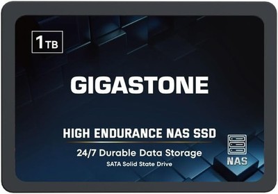 Gigastone 1TB NAS SSD Drive 24/7 Durable High Endurance RAID Data Storage Networ