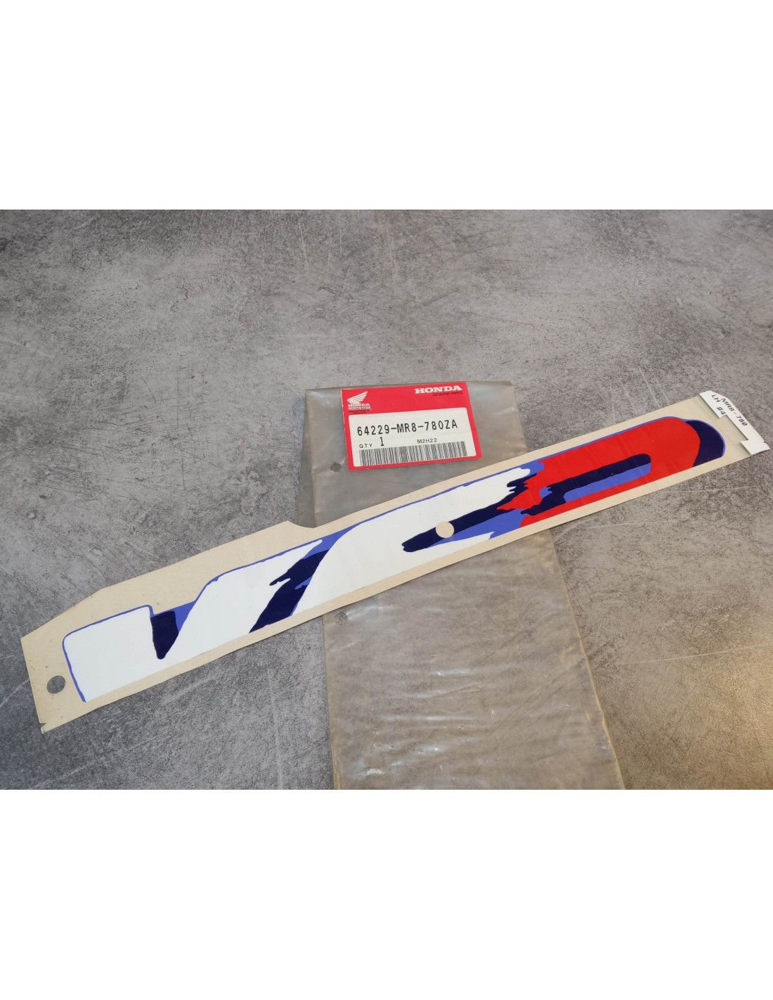 Autocollant auvent gauche VFR400R3 vinyle premium Honda 1990