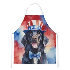 Caroline's Treasures Flat-Coated Retriever Patriotic American Apron DAC5714APRON