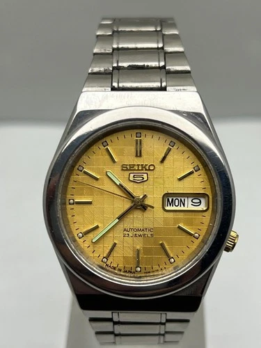 Vintage Seiko 5 Automatic 21 Jewels Mens Japan Made 7S26-3160 Spare/Repair (B2)