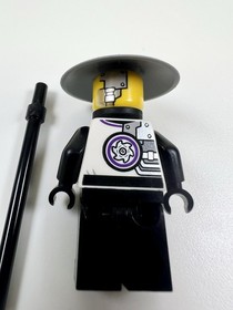 LEGO Ninjago Evil Sensei Wu Minifigure w/ Staff From Set 70725 Authentic