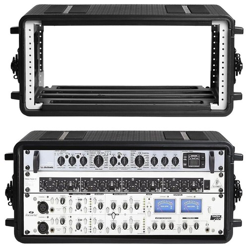 Custodia rack 4U bassa profondità 10,2" 19" montaggio su rack flight case impermeabile antipolvere - Foto 4 di 6