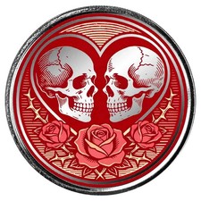 TILL DEATH DO US PART  1 oz. 999 Fine Silver Color Wedding Gift  VALENTINE'S DAY