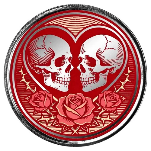 TILL DEATH DO US PART  1 oz. 999 Fine Silver Color Wedding Gift  VALENTINE'S DAY