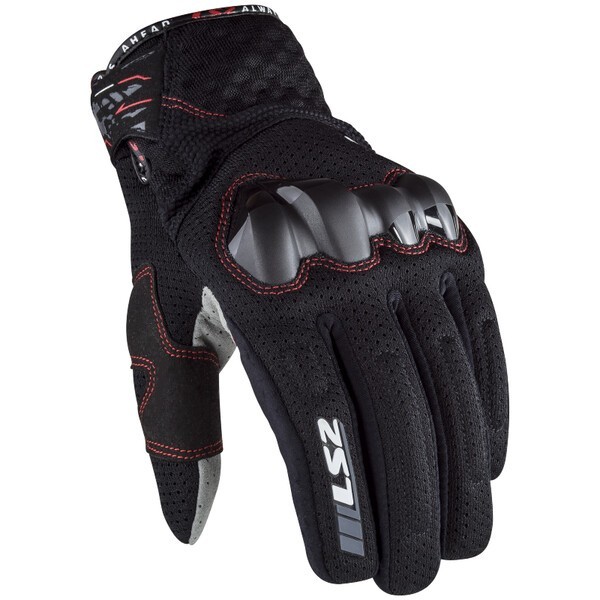 Gants été homme LS2 CHAKI moto scooter légers respirants en tissu mesh