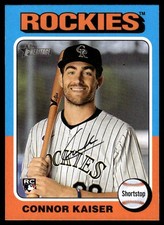 2024 Topps Heritage Connor Kaiser RC Colorado Rockies #700