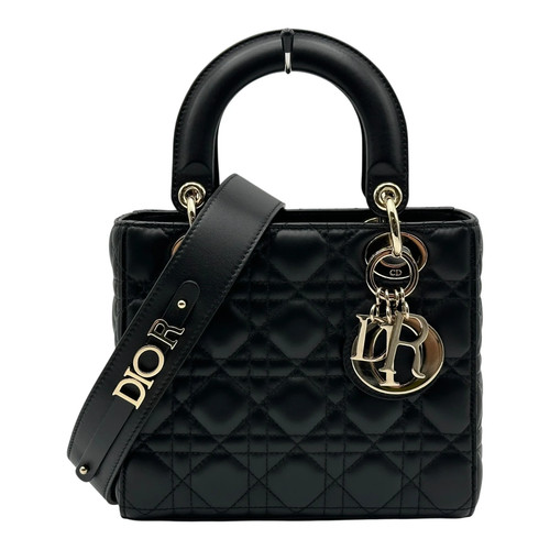 DIOR Lady Dior My ABCDior Bag Small Black Lambskin Shoulder Bag #OKB10971