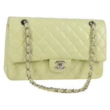 Chanel Timeless - Classic Double Flap Bag Quilted Lambskin Gold Lamb_Skin Bag