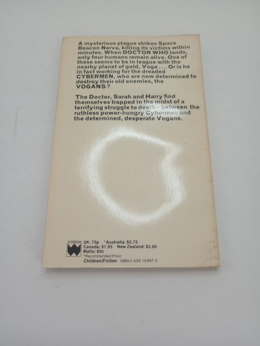 Doctor Who and the Revenge of the Cybermen Target Collection BBC paperback - Picture 7 of 8