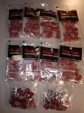 Pro-Dec Products; P/N: 8/8-162 Burgundy, Snap-Caps Screw Covers; (238 sets)