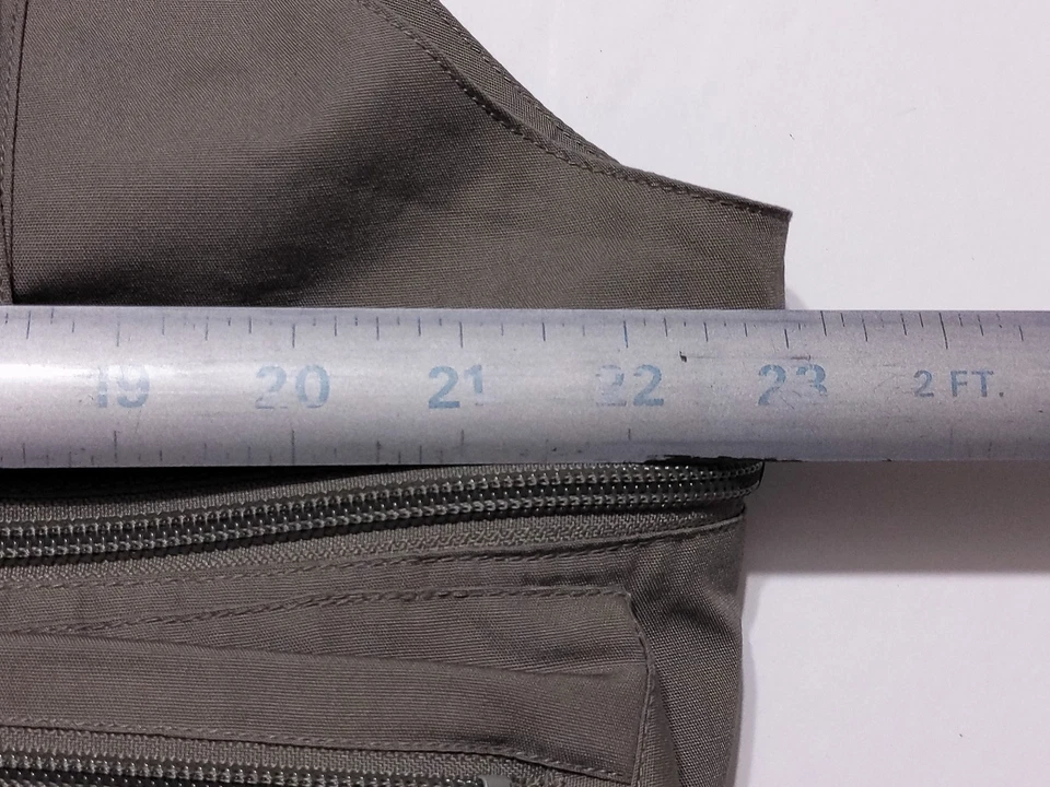 Chaleco de pesca Columbia Henry's Fork III para hombre FM1000 verde oliva grande L Foto 3 de 4