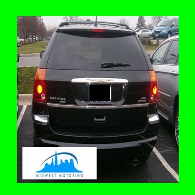 2004-2008 CHRYSLER PACIFICA PRECUT CHROME TAILGATE TRUNK TRIM MOLDING 04 05 06