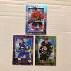Connor Bedard Matt Savoie John Beecher 2023-24 Skybox EX 2000 NHL (3) AE 739