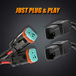 AUXBEM 2X 3Inch LED Cube Pods Work Lights Bar Flood Fog Lamps For Off Road 4X4 - Foto 9 di 12