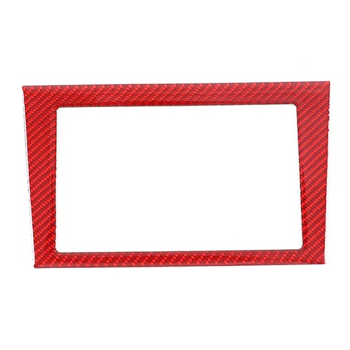 Carbon Fiber Red Center Navigation Screen Frame Trim For Infiniti Q50 2015-2022 - Picture 12 of 12